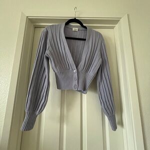 Aritzia Wilfred Plunge Front Cardigan